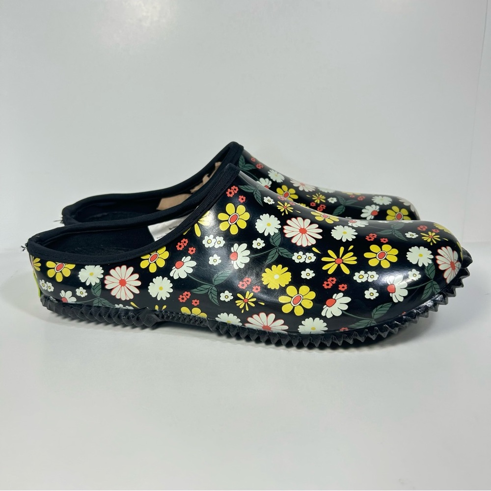 Western Chief Petal Party Garden Waterproof Floral Slip-On Clogs Shoes Women’s 8
